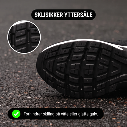 OrtoFlex™ – Sko for 12-timersvakter, lindring av fot-, kne- og ryggsmerter hele dagen