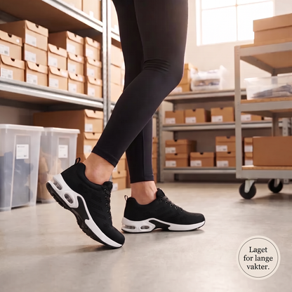 OrtoFlex™ – Sko for 12-timersvakter, lindring av fot-, kne- og ryggsmerter hele dagen